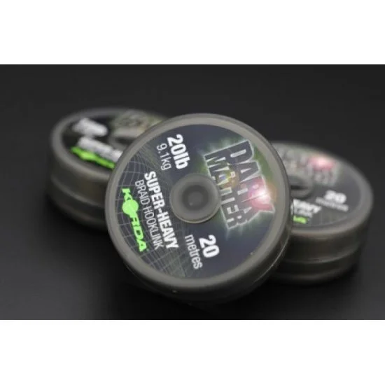 Korda Dark Matter Super Heavy Tungsteno Coated Hooklink 25LB - Imagen 5