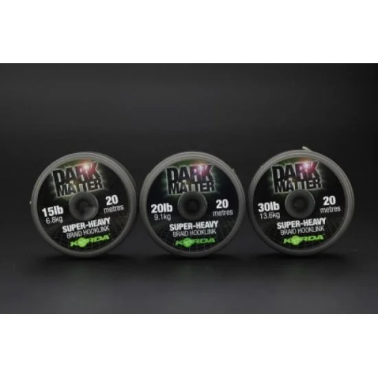 Korda Dark Matter Super Heavy Tungsteno Coated Hooklink 25LB - Imagen 6