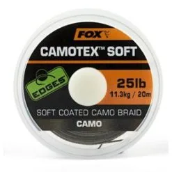 Fox Edges Camotex Soft Coated Camo Trenza 25lb 20m