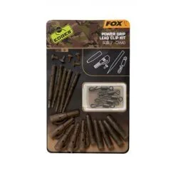 Fox Edges Camo Power Grip Lead Clip Kit Tamaño 7