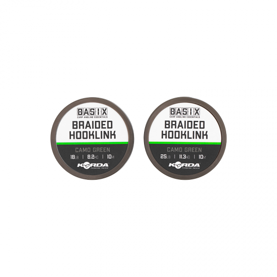 Eslabón Trenzado Korda Basix 18lb 10m - Imagen 3