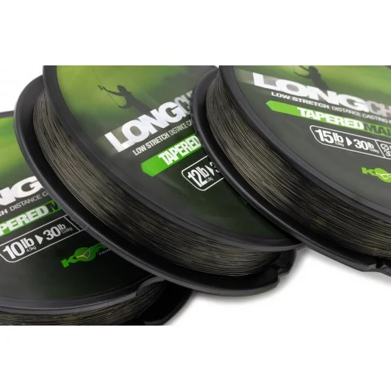 Korda LongChuck Tapered Mainline Verde 12-30lb 0.30-0.47mm - Imagen 3