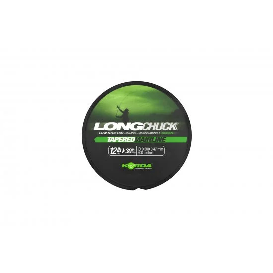 Korda LongChuck Tapered Mainline Verde 12-30lb 0.30-0.47mm