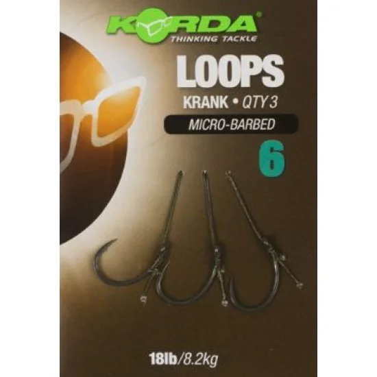 Korda Loop Rigs Krank 18 Lb Con Púas