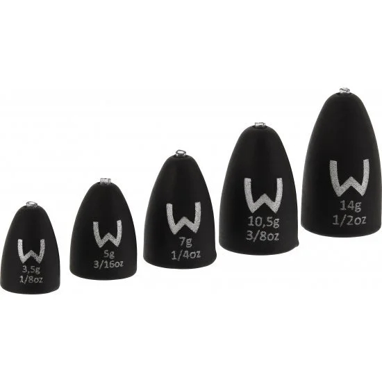 Pesos De Bala De Tungsteno Add-It De Westin 14 G Negro Mate 2 Piezas - Imagen 2