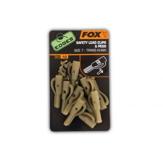 Pinzas Fox Edges Lead Clip Plus Talla 7 - Imagen 2