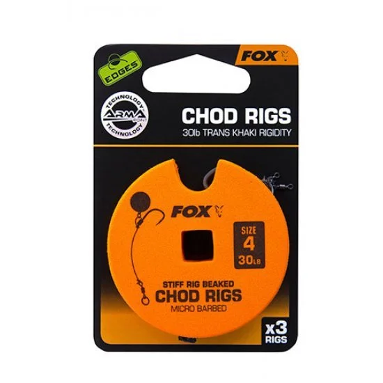 Fox Edges Chod Rigs Estándar 30lb Tamaño 5 - Imagen 5