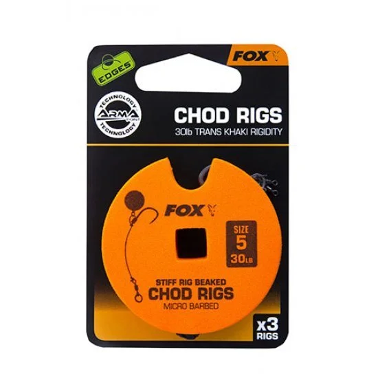 Fox Edges Chod Rigs Estándar 30lb Tamaño 5 - Imagen 6