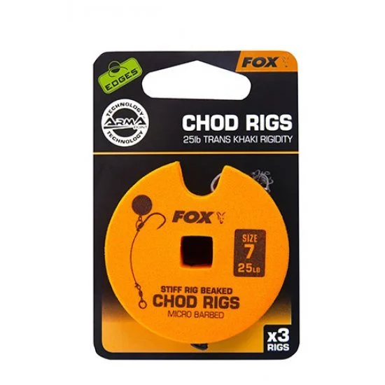 Fox Edges Chod Rigs Estándar 30lb Tamaño 5 - Imagen 11