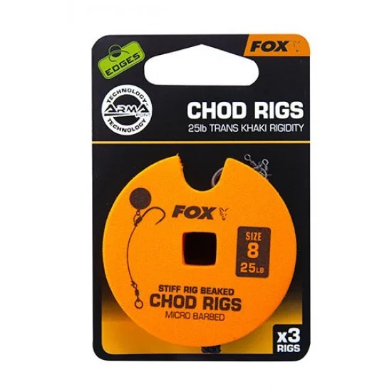 Fox Edges Chod Rigs Estándar 30lb Tamaño 5 - Imagen 10