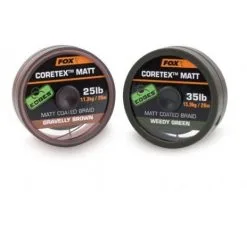 Fox Edges Coretex Mate Gravelly Marrón 15lb 20m