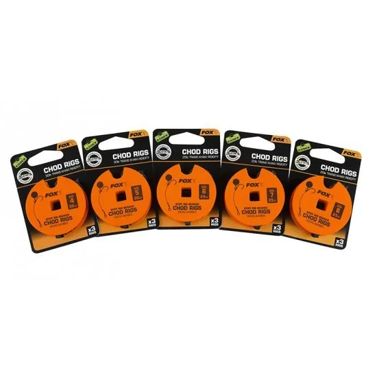 Fox Edges Chod Rigs Estándar 30lb Tamaño 5