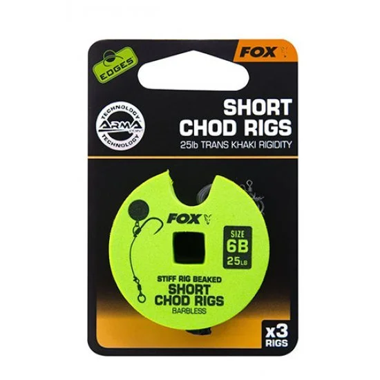 Fox Edges Chod Rigs Corto 30lb Tamaño 5 - Imagen 8