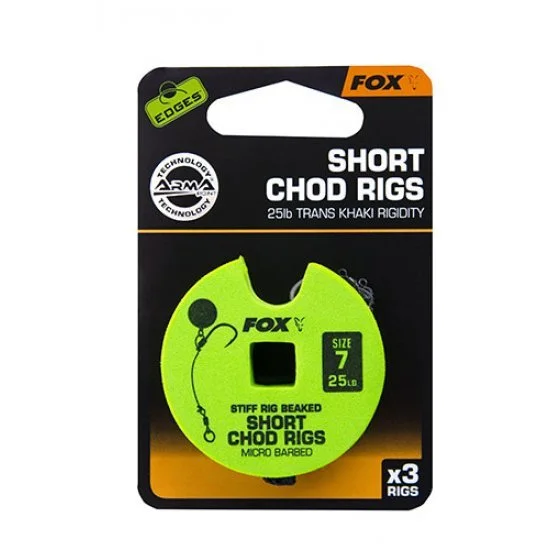 Fox Edges Chod Rigs Corto 30lb Tamaño 5 - Imagen 9
